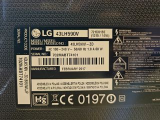 Tv LG. Led. 43 pulgadas