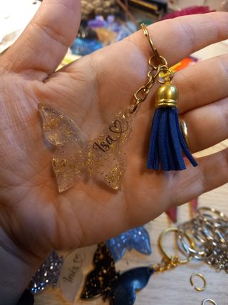 Llavero de mariposa