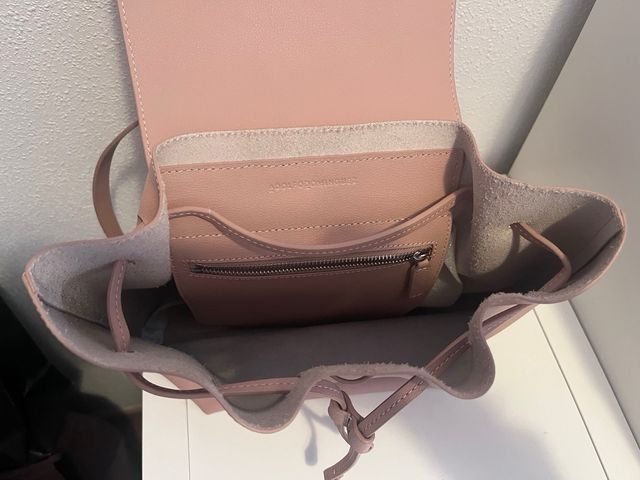 Mochila de piel Adolfo Dominguez