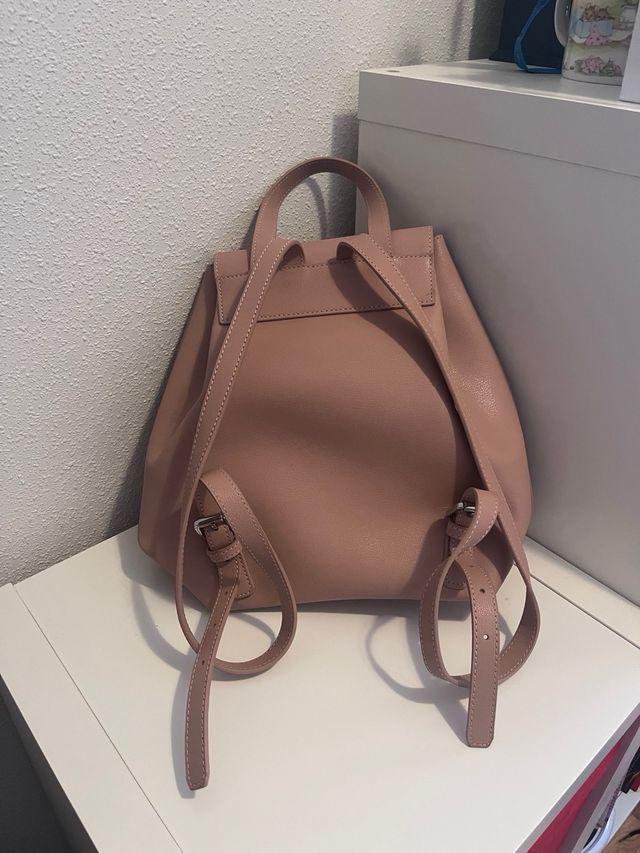 Mochila de piel Adolfo Dominguez