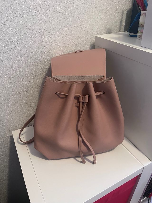 Mochila de piel Adolfo Dominguez