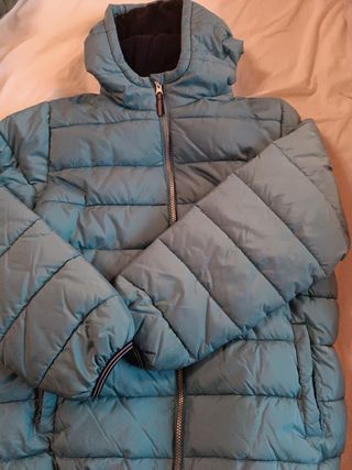 Abrigo básico niño acolchado y forrado polar 