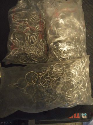 Mosquetões redondos metálicos