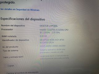 Portatil Acer aspire e 15 