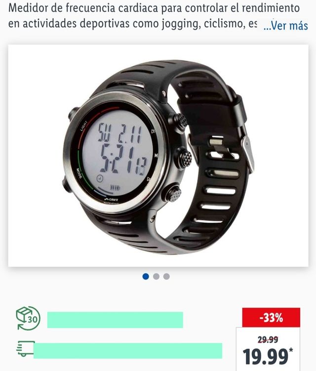 Watch Lidl Reloj Pulsometro Reloj Silvercrest Monitor De Actividad