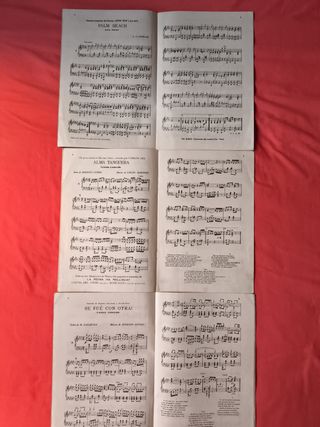 LOTE 3 REVISTAS MUSICALES ANTIGUAS "DANZA" 1932