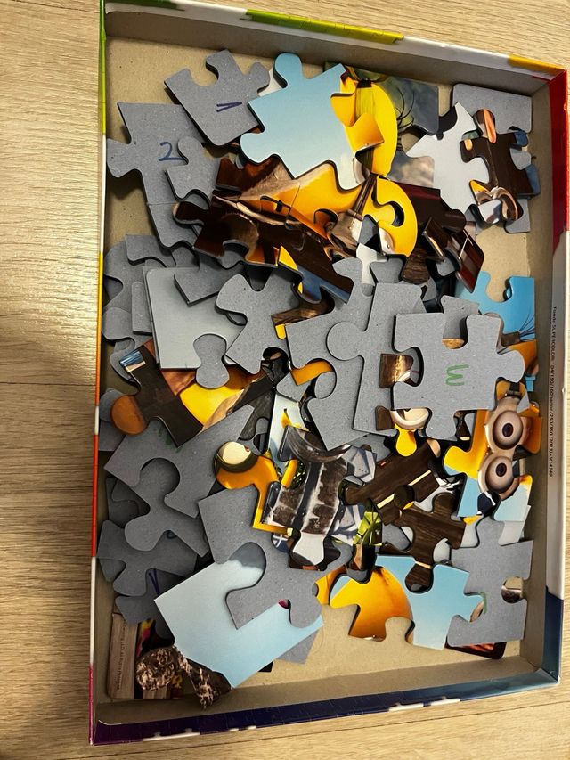 4 puzzle progresivos 12/20/24/35 piezas +3 años