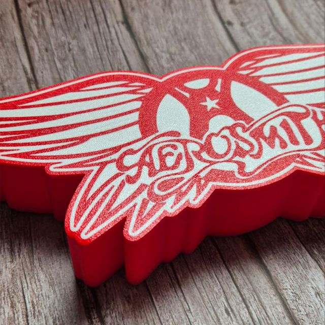 Logo Aerosmith en 3D