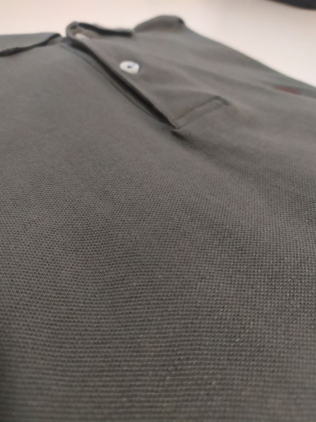 Polo manga larga verde