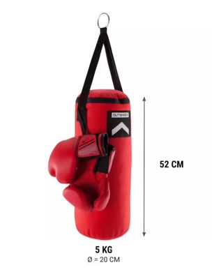 Saco de boxeo + guantes de boxeo Outshock