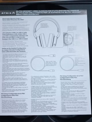 Atrix E-Series: cuffie stereo per videogiochi