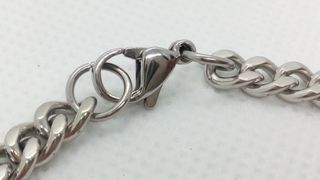 Esclava Acero Plateada 20cm X 5mm