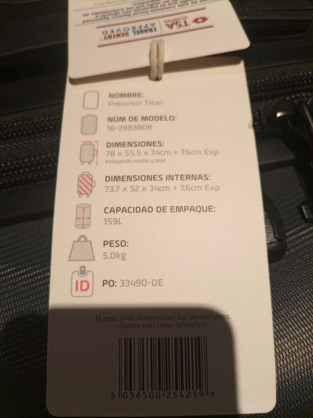 Maleta grande 159 L.