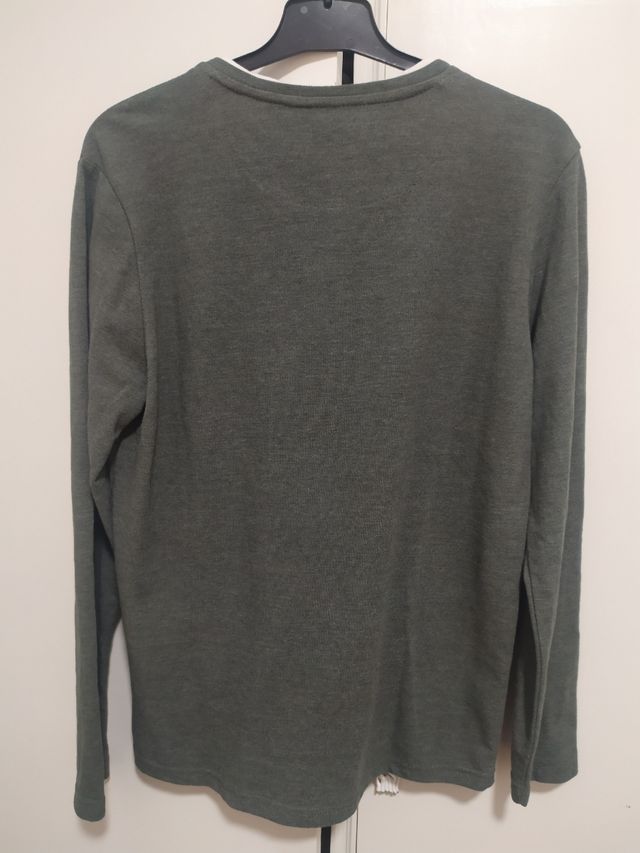Camiseta manga larga verde
