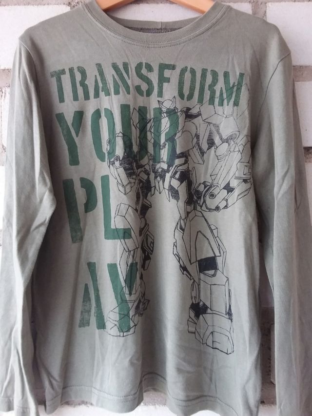 Camiseta niño algodón Transformers  Benetton 8/9