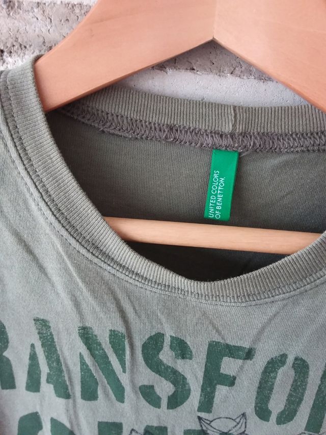 Camiseta niño algodón Transformers  Benetton 8/9