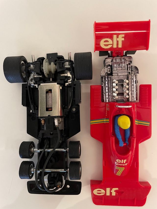 SCALEXTRIC TYRRELL P34 ROJO OSCURO COMO ESTRENA