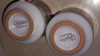 Vassoio più 2 tazzine da caffè vietri