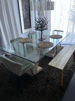 banco de madera maciza