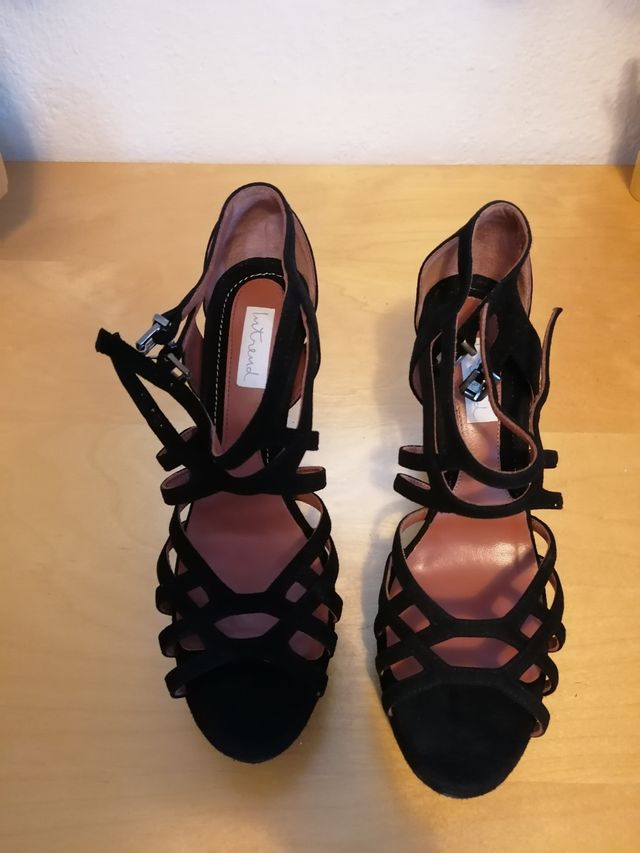 Sandali neri con tacco Max and Co