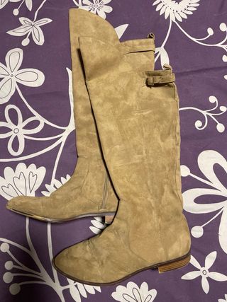 Botas altas camel