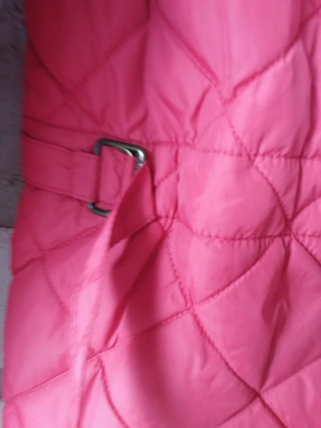 Abrigo niña acolchado Benetton rojo talla 10