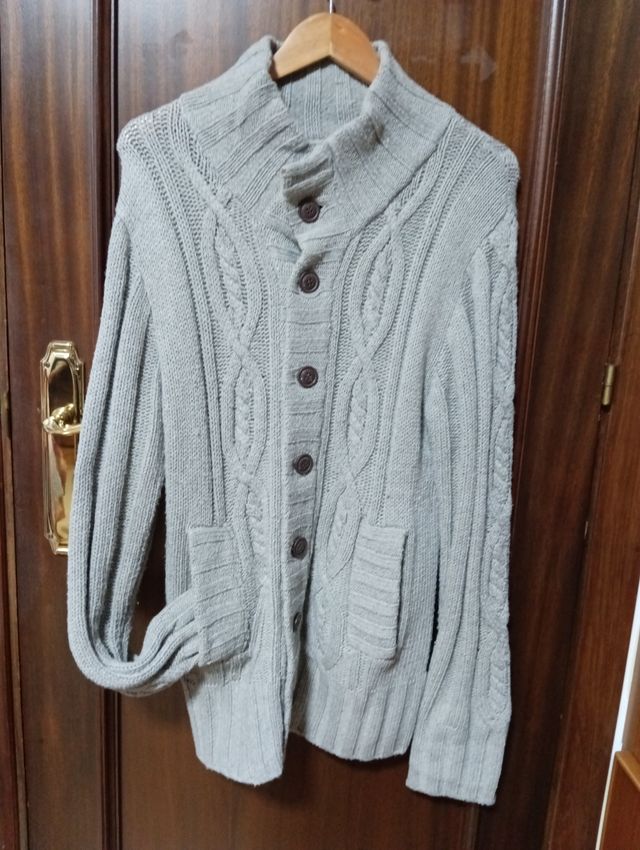 Chaqueta de lana beige