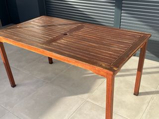 Mesa terraza madera