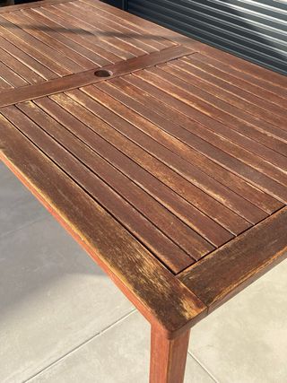 Mesa terraza madera