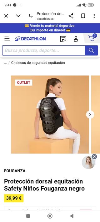 Casco y chaleco hípica caballo