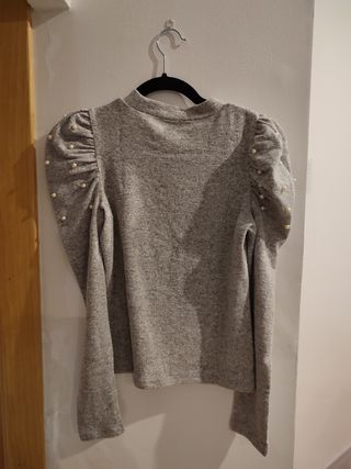 Jersey Zara con perlitas