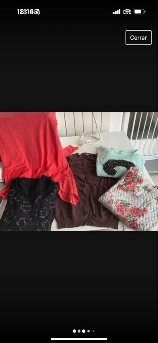 4 abrigos, 5 jerseys y 11 camisetas