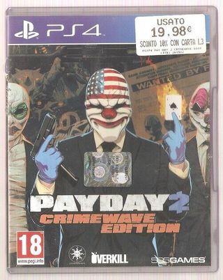 Gioco PS4 Payday 2 Crimewave edition 18 italiano