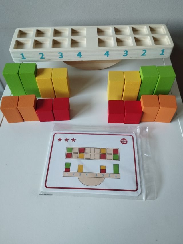 Juego de equilibrio de madera