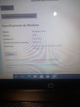 Vendo un laptop Compaq610 con Windows 10