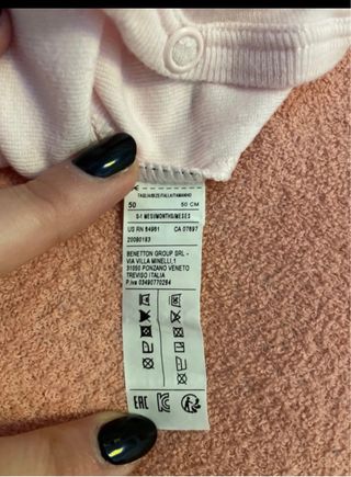 Body x2 Benetton Baby 1 mese