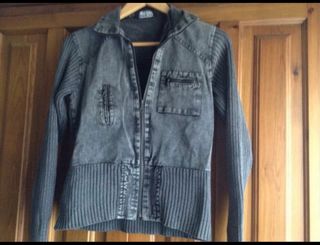 Chaqueta vaquera negra TM
