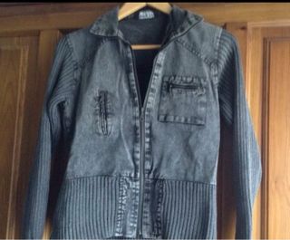 Chaqueta vaquera negra TM