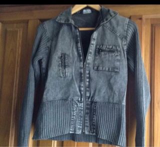 Chaqueta vaquera negra TM