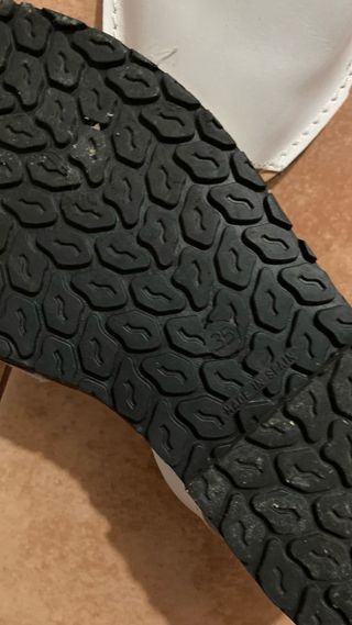 Mallorquinas blancas unisex talla 35