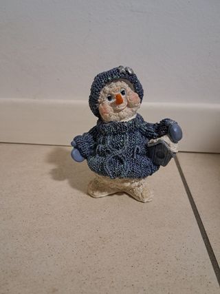 Decorazione natalizia pupazzo di neve