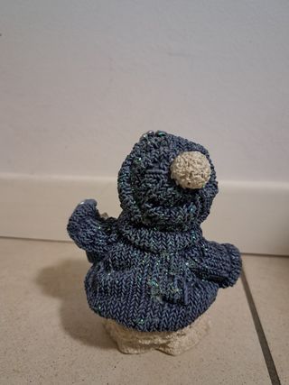 Decorazione natalizia pupazzo di neve