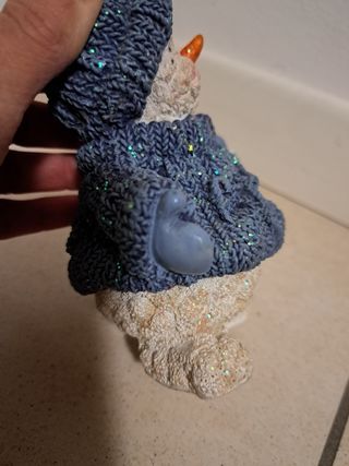 Decorazione natalizia pupazzo di neve