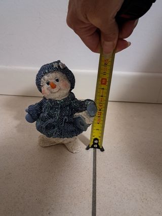 Decorazione natalizia pupazzo di neve