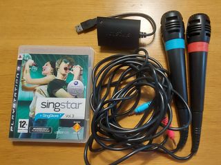 SingStar vol.3 PS3 + 2 Micrófonos + USB.