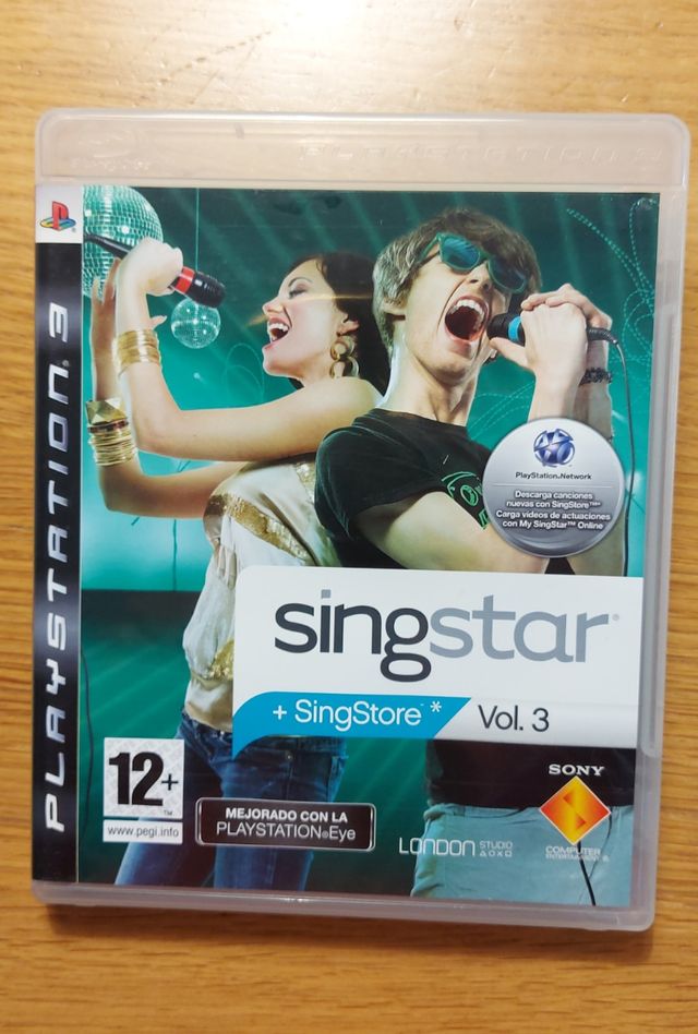 SingStar vol.3 PS3 + 2 Micrófonos + USB.