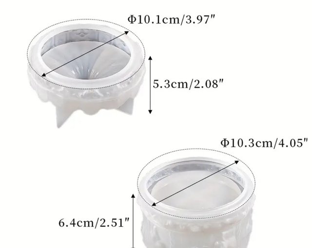 Molde de silicona para hacer resina