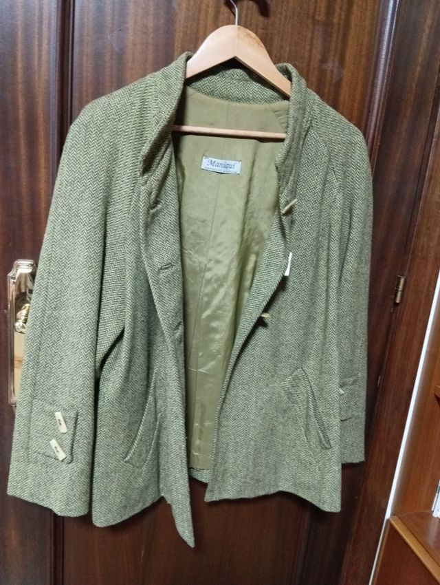 Chaqueton paño hecho a medida modista de prestigio