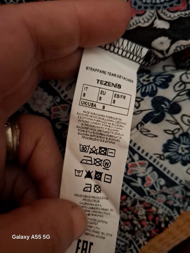 Camicia tezenis tg unica