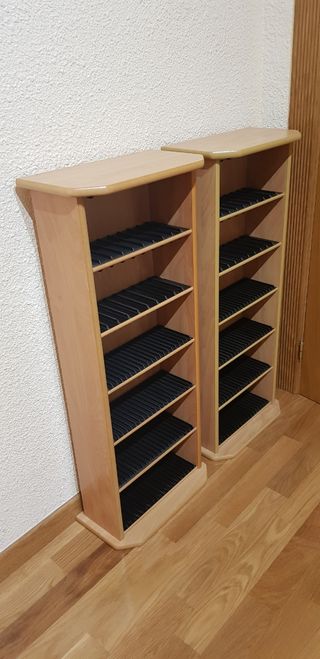 Muebles porta cd madera